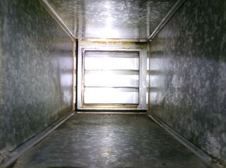 ダクト内清掃後